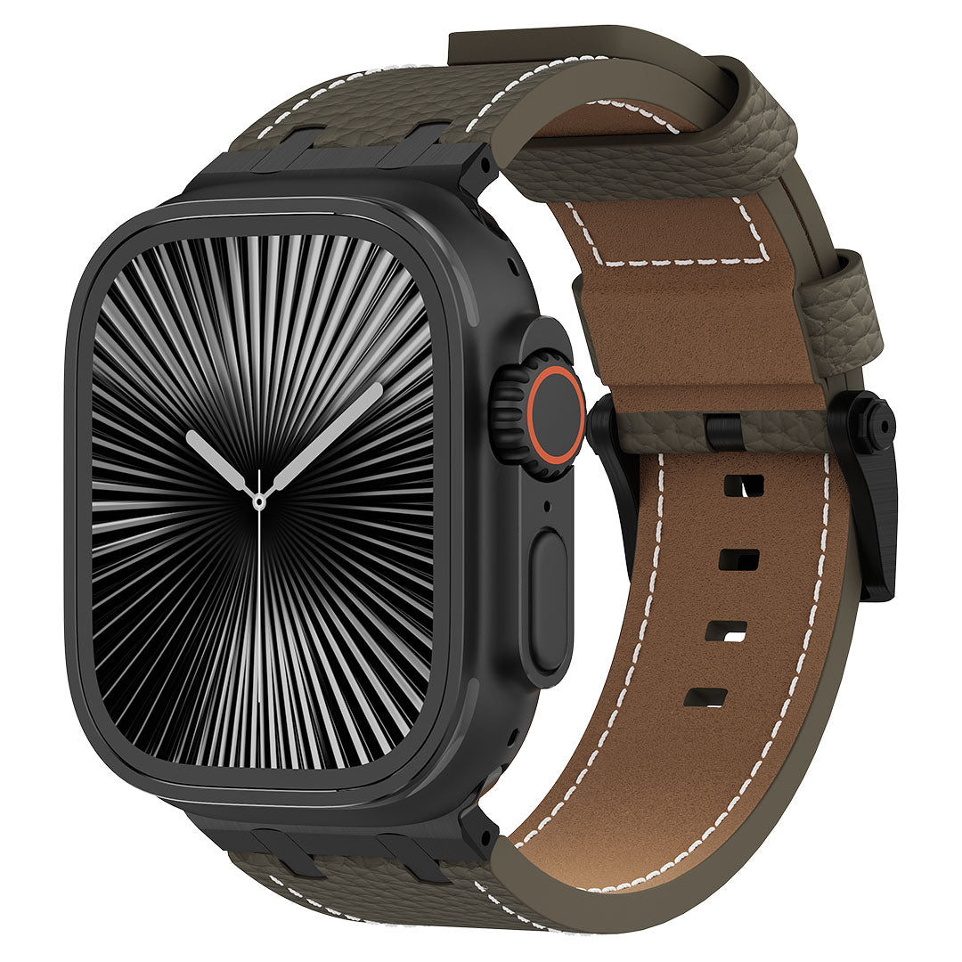 AP Lychee Leather Band For Apple Watch