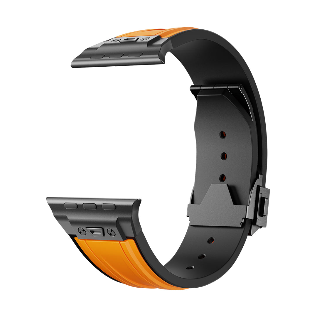 #Color_Orange Band-Black Buckle