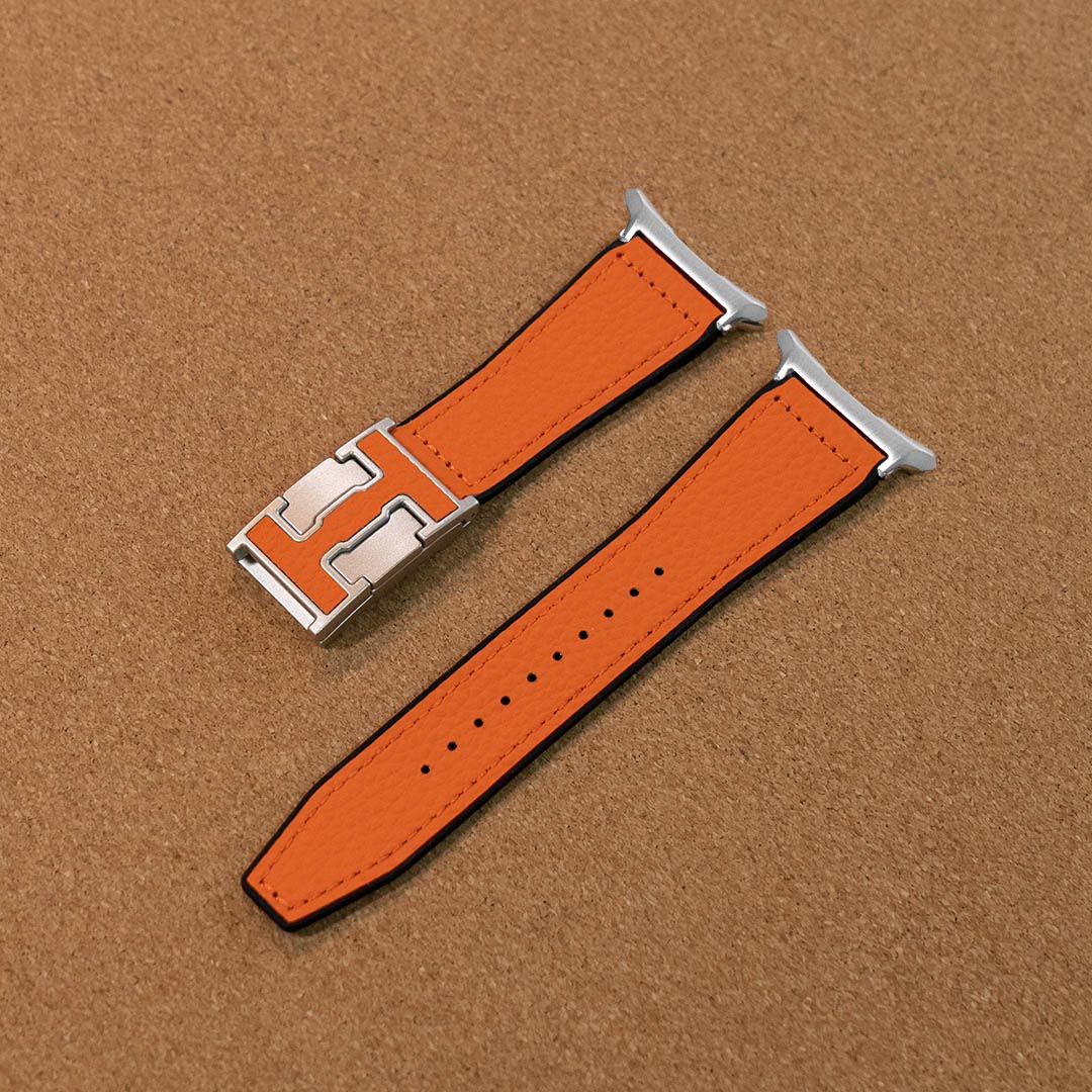 Pebbled Leather Holiday Band For Samsung Galaxy Watch Ultra