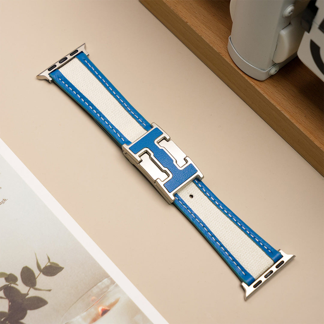 Holiday Polo Leather Band For Apple Watch