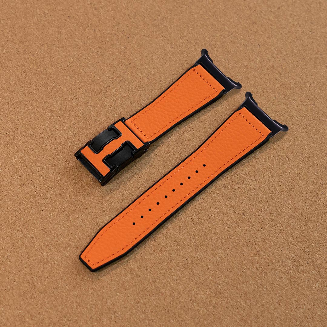 Pebbled Leather Holiday Band For Samsung Galaxy Watch Ultra