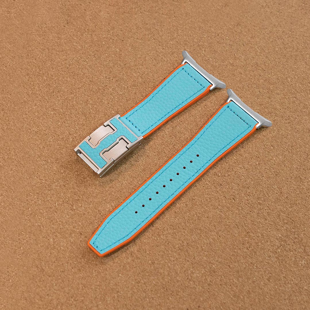 Pebbled Leather Holiday Band For Samsung Galaxy Watch Ultra