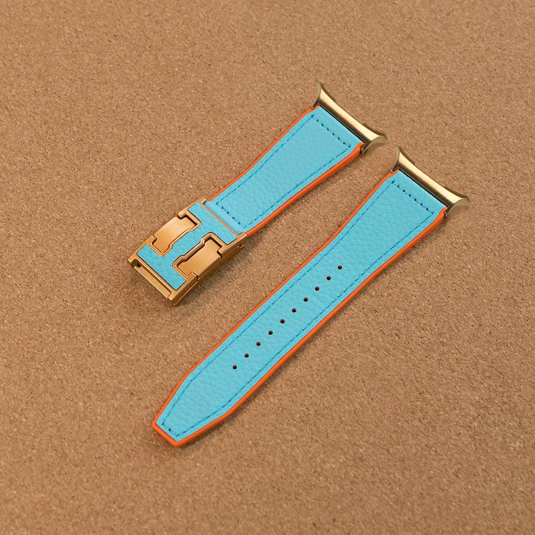 Pebbled Leather Holiday Band For Samsung Galaxy Watch Ultra