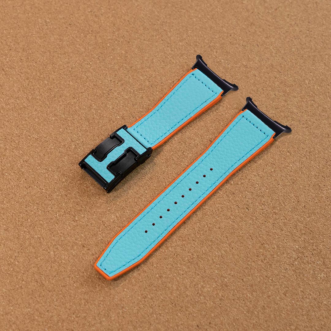 Pebbled Leather Holiday Band For Samsung Galaxy Watch Ultra