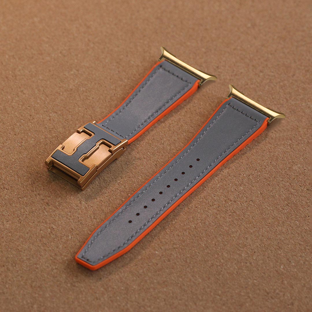 Pebbled Leather Holiday Band For Samsung Galaxy Watch Ultra