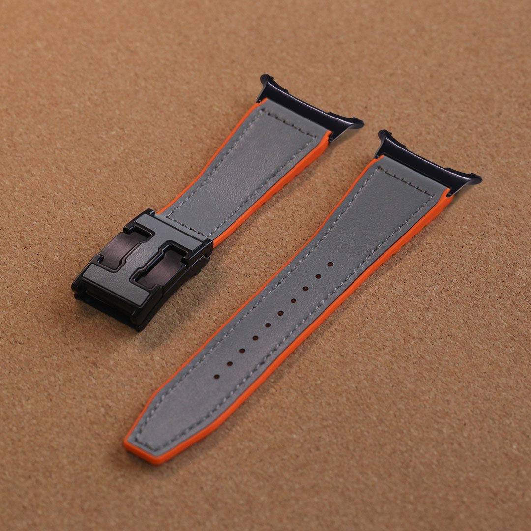 Pebbled Leather Holiday Band For Samsung Galaxy Watch Ultra