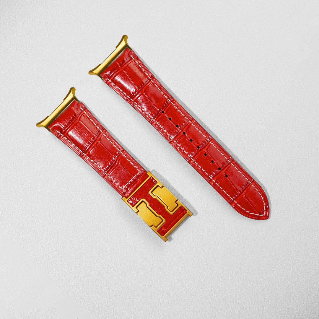 Exotic Nile Croc Leather Band for Samsung Galaxy Watch Ultra