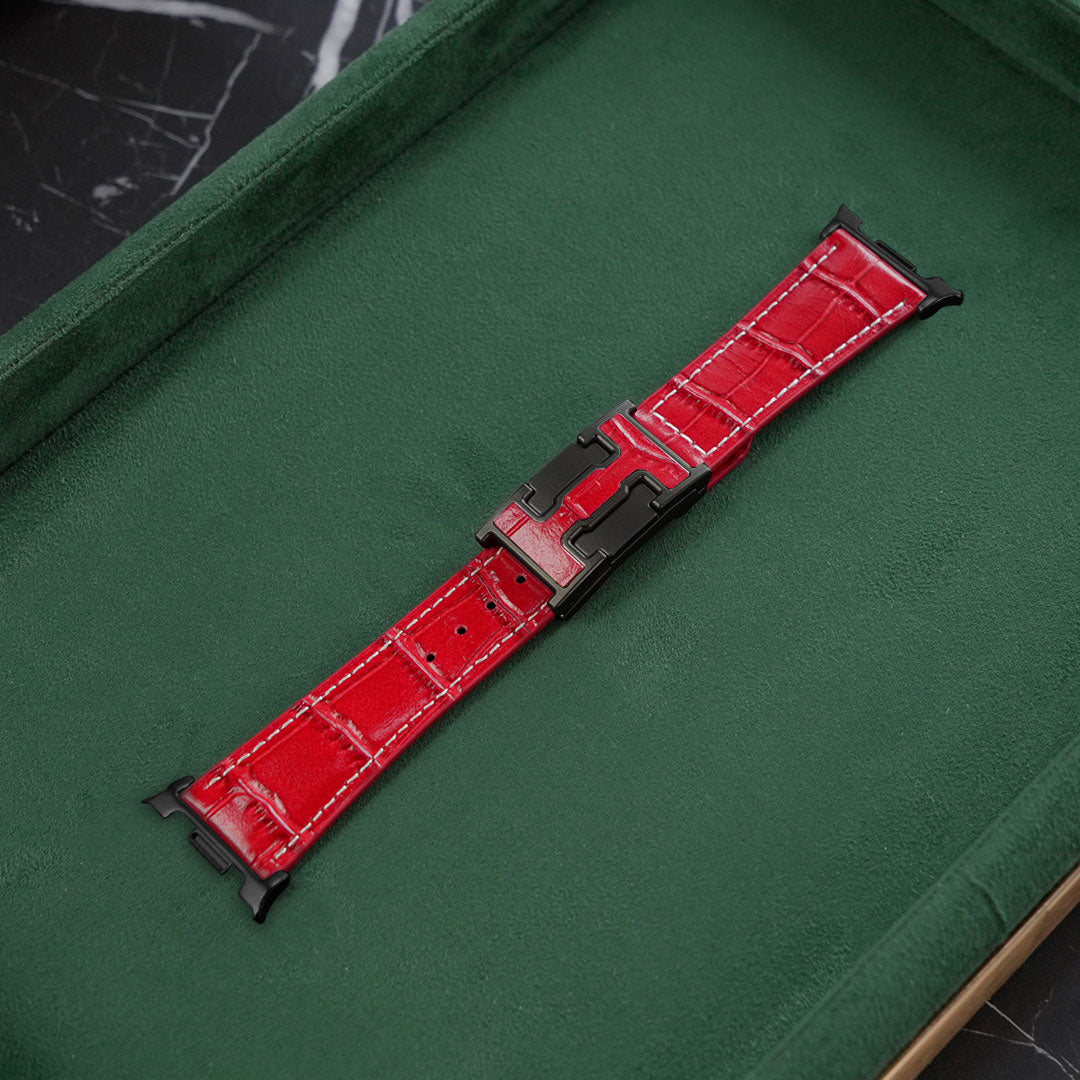 Nile Croc Leather Band L2 For Galaxy Watch