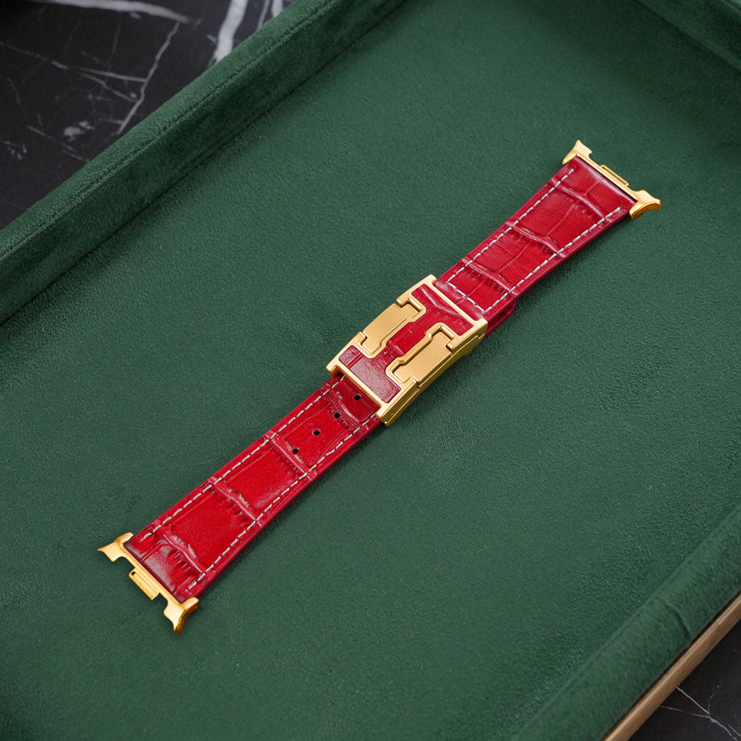 Nile Croc Leather Band L2 For Galaxy Watch