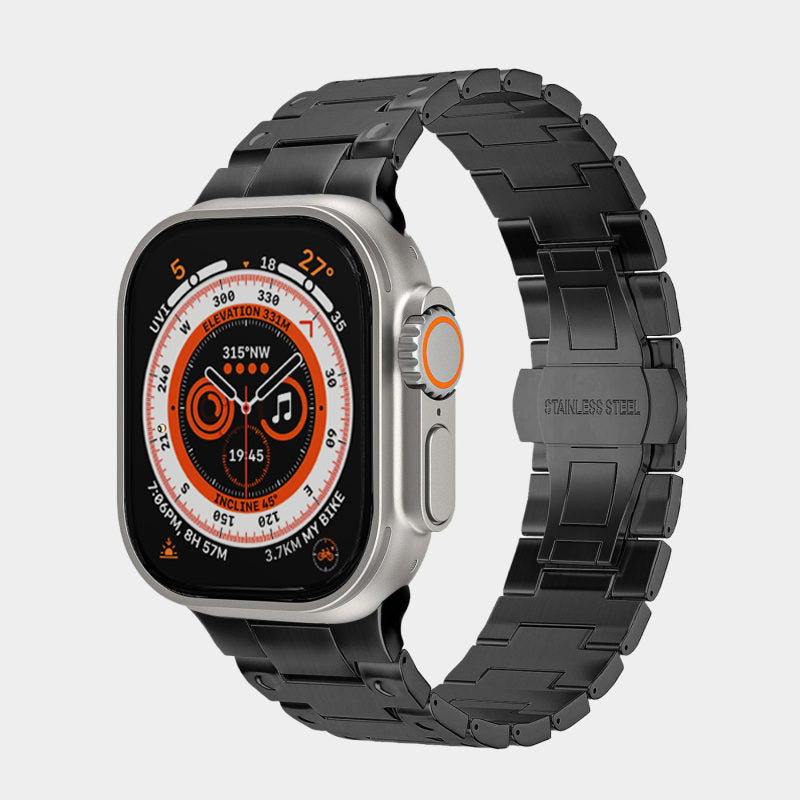 Titanium Dimpled Watch Band