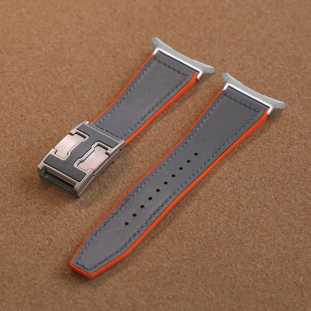 Pebbled Leather Holiday Band For Samsung Galaxy Watch Ultra