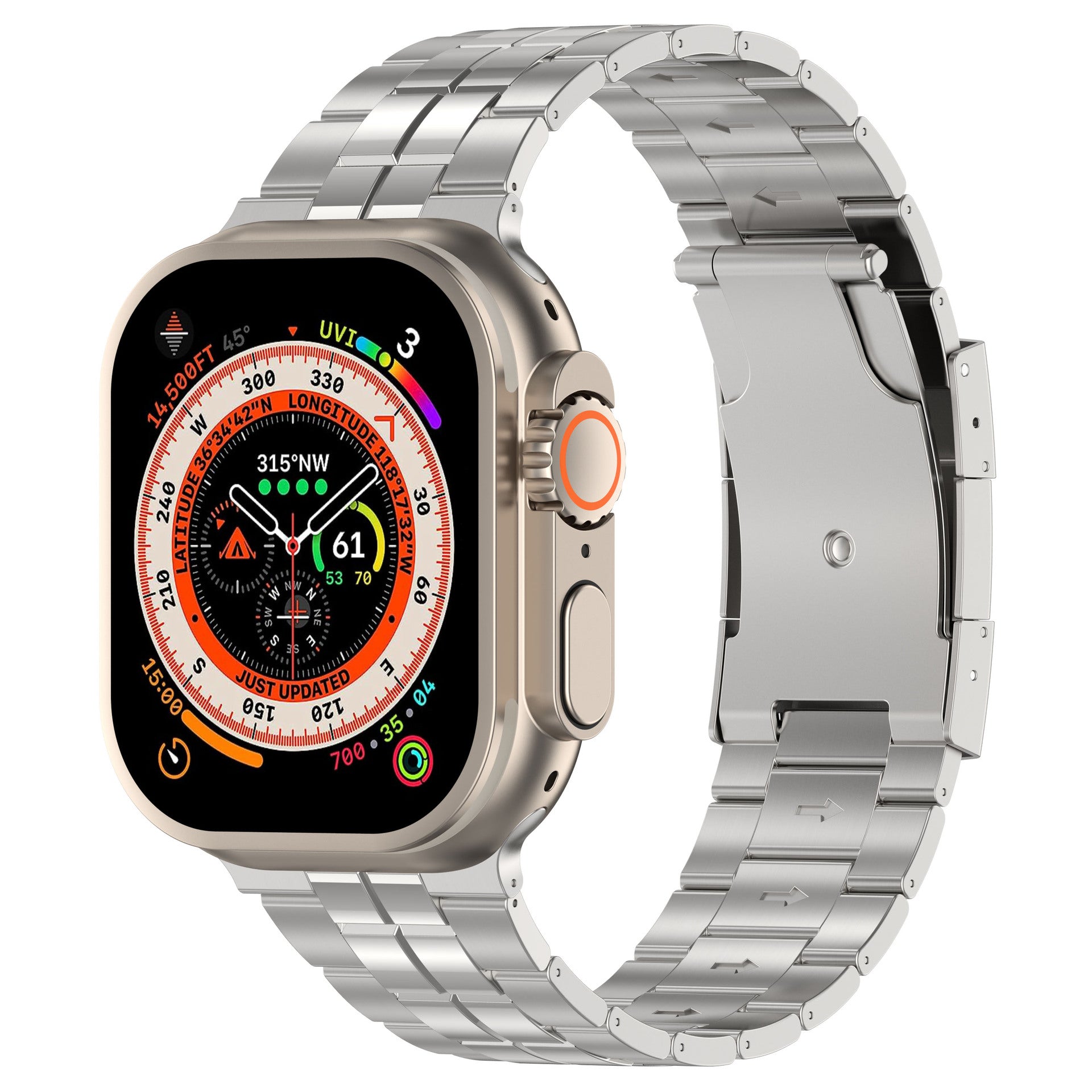 TITANIUM LINK BAND SQUARE