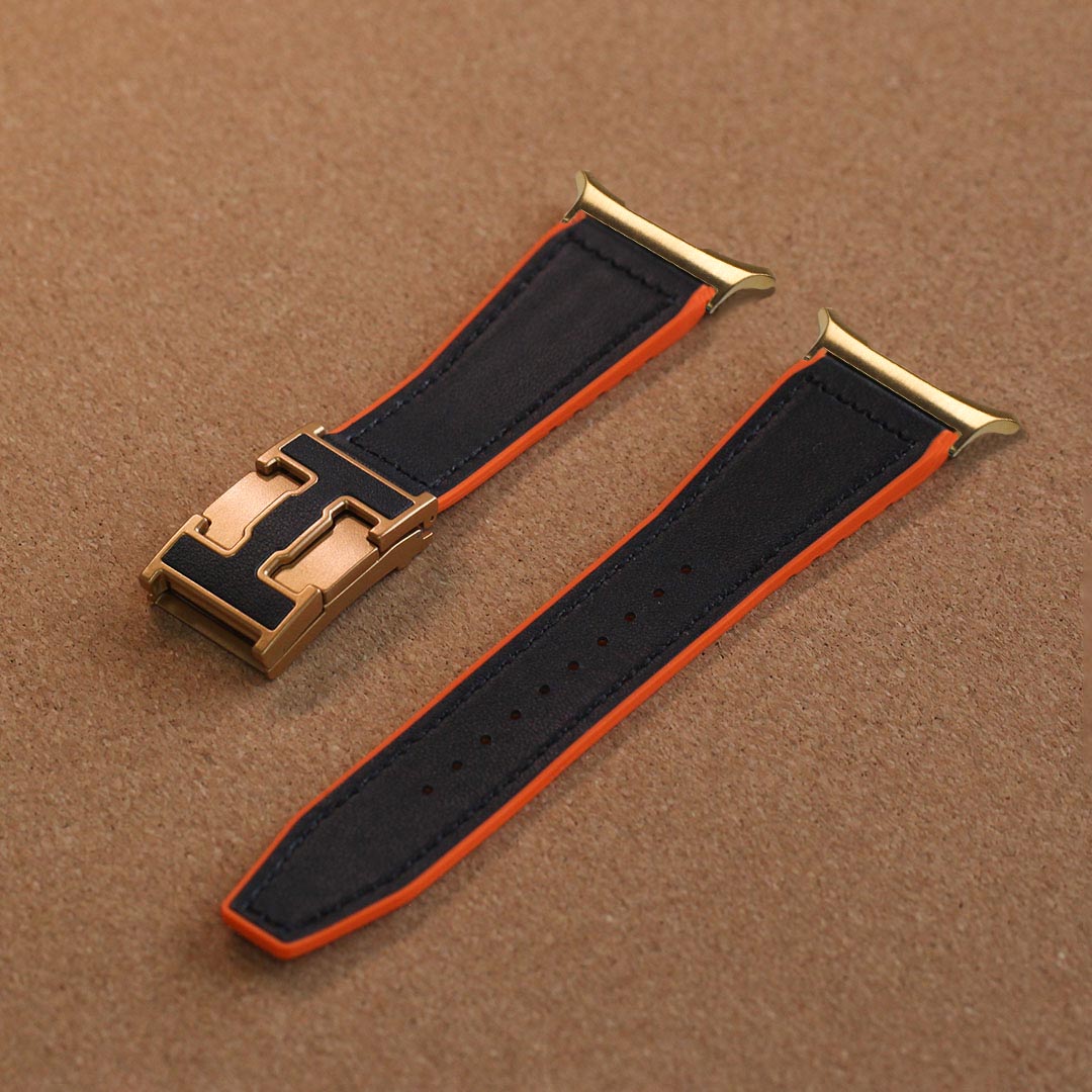 Pebbled Leather Holiday Band For Samsung Galaxy Watch Ultra