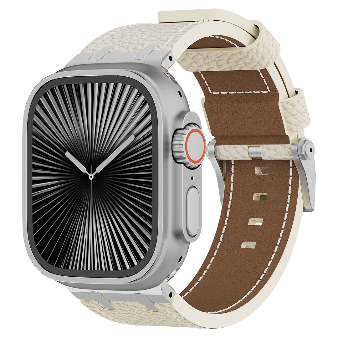 AP Lychee Leather Band For Apple Watch