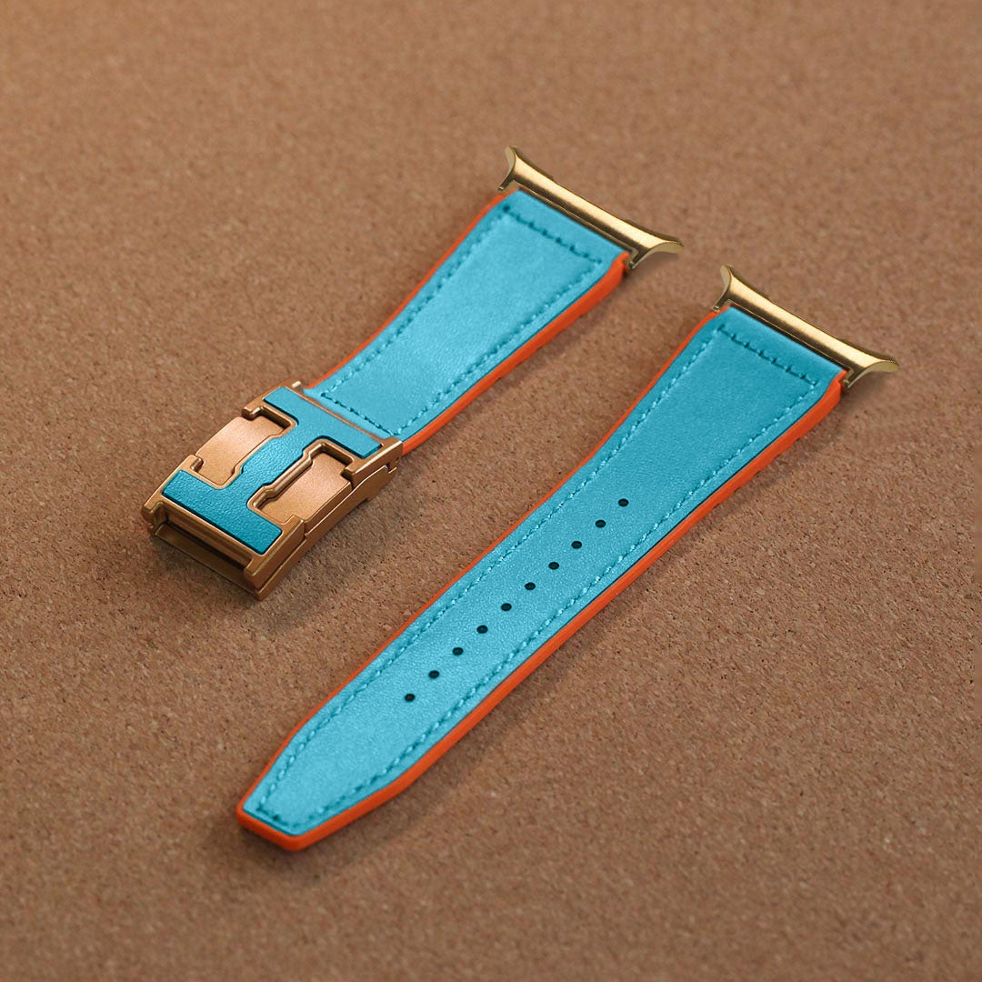 Pebbled Leather Holiday Band For Samsung Galaxy Watch Ultra
