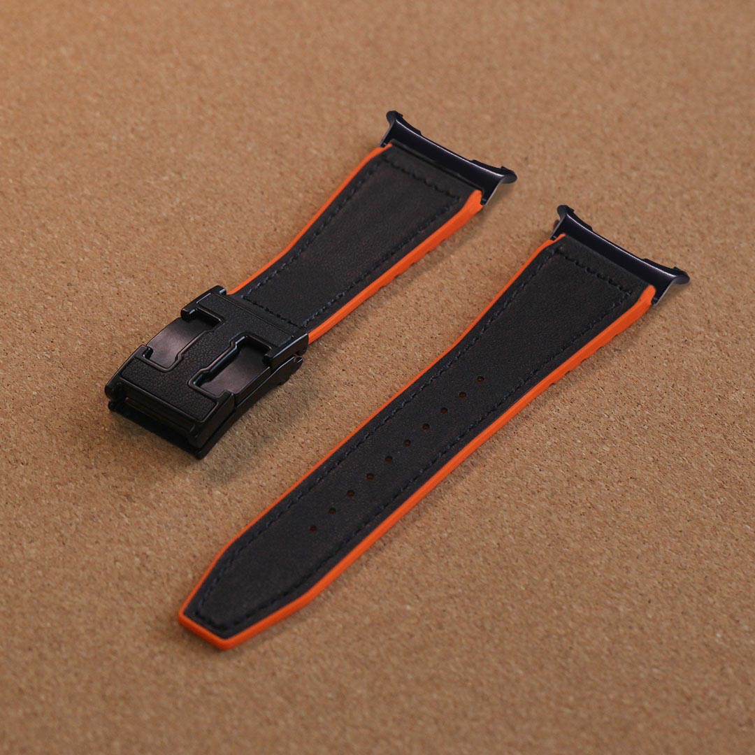 Pebbled Leather Holiday Band For Samsung Galaxy Watch Ultra
