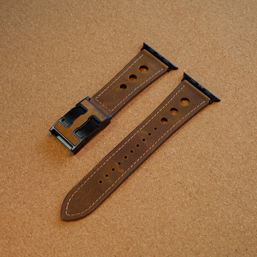 Holiday Cave Leather Band For Apple Watch