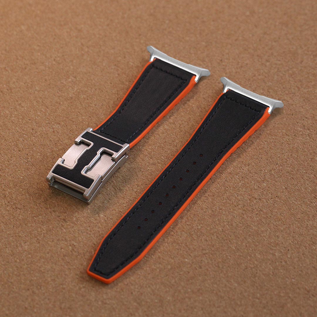 Pebbled Leather Holiday Band For Samsung Galaxy Watch Ultra