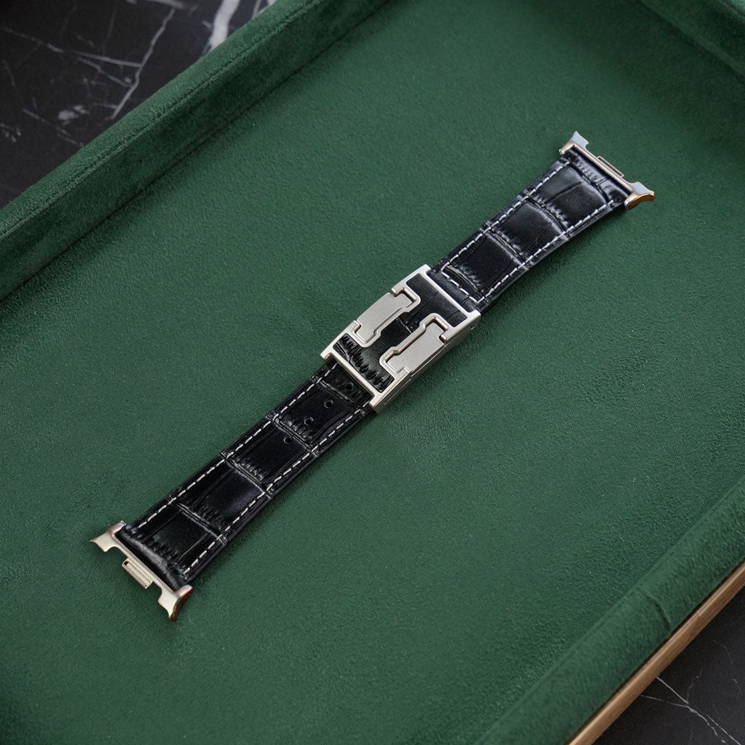 Nile Croc Leather Band L2 For Galaxy Watch
