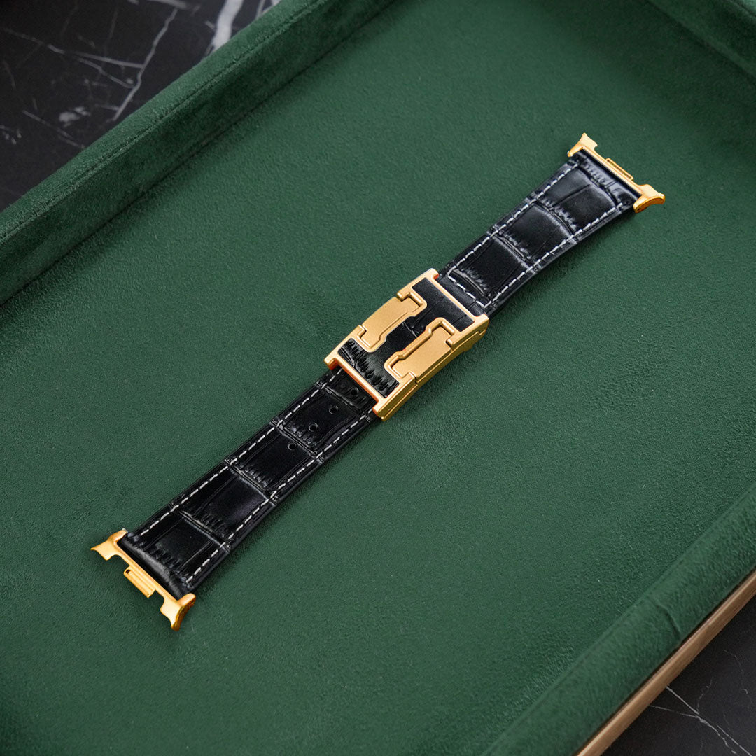 Nile Croc Leather Band L2 For Galaxy Watch