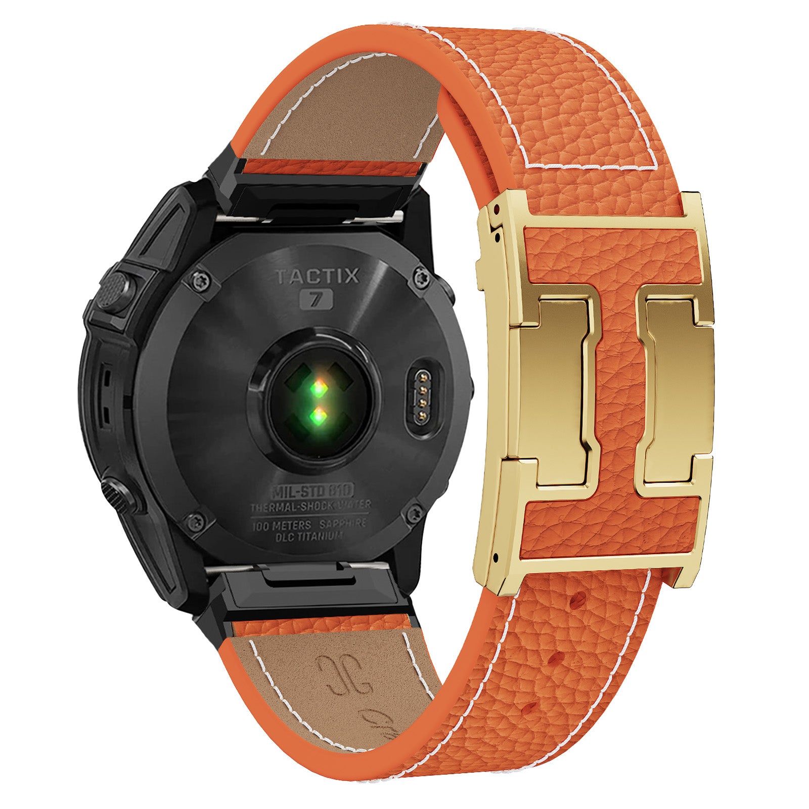 Pebbled Leather Holiday Band for Garmin Watch