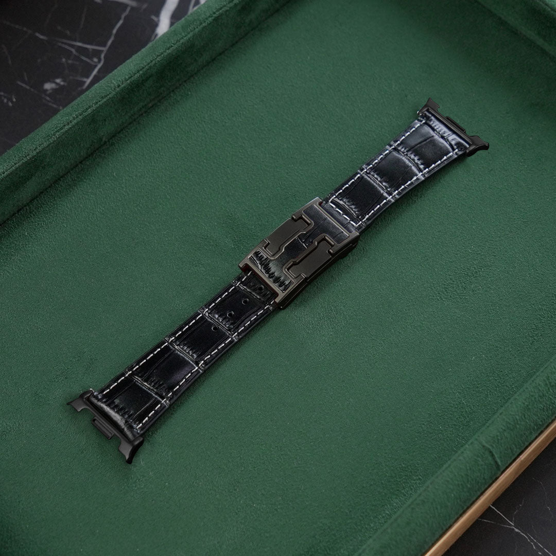 Nile Croc Leather Band L2 For Galaxy Watch