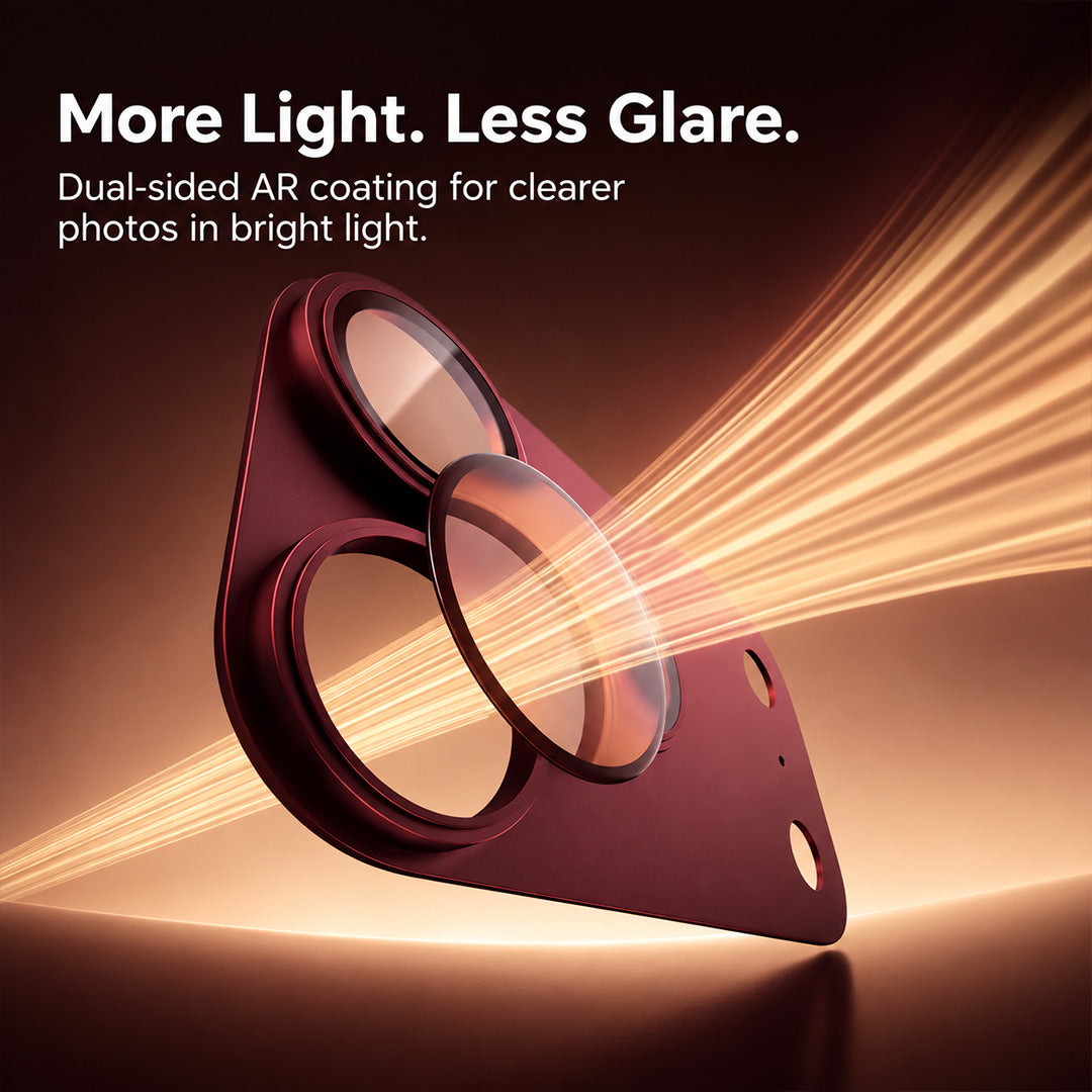 AR anti-reflective lens film for iPhone 18