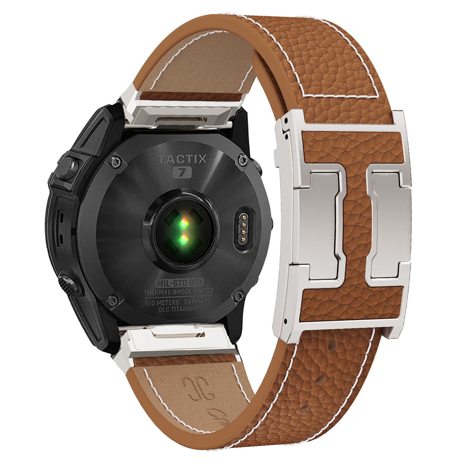 Pebbled Leather Holiday Band for Garmin Watch