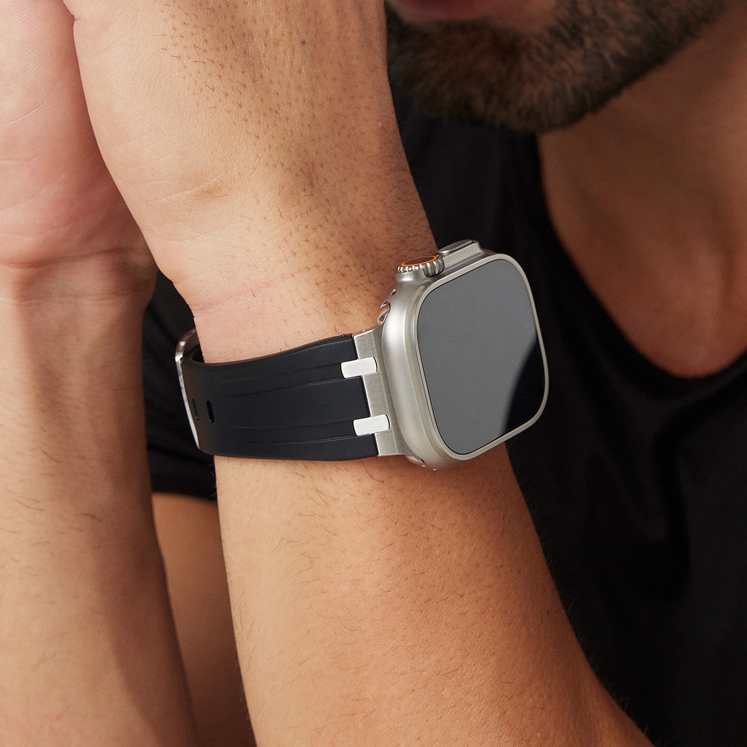 Luxury AP Folding Buckle Silicone Strap