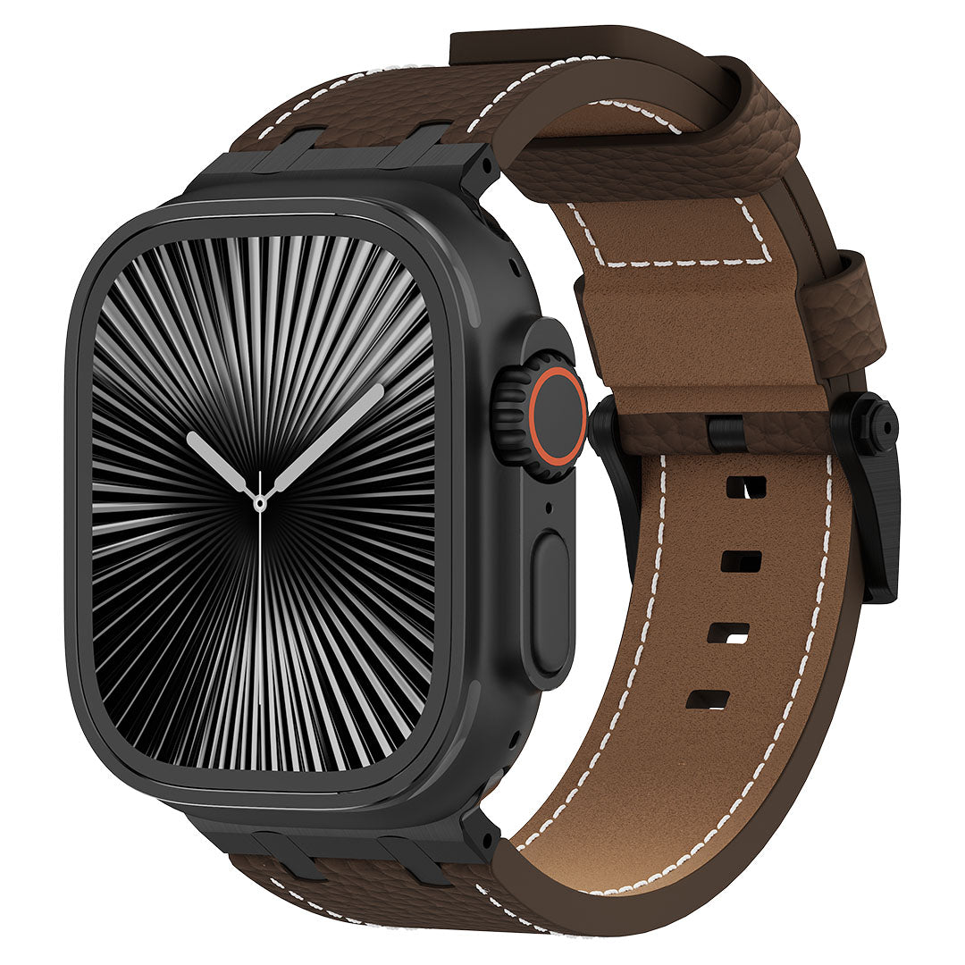 AP Lychee Leather Band For Apple Watch