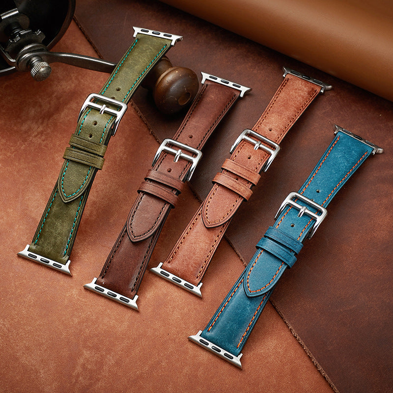 Vintage Waxed Leather Strap