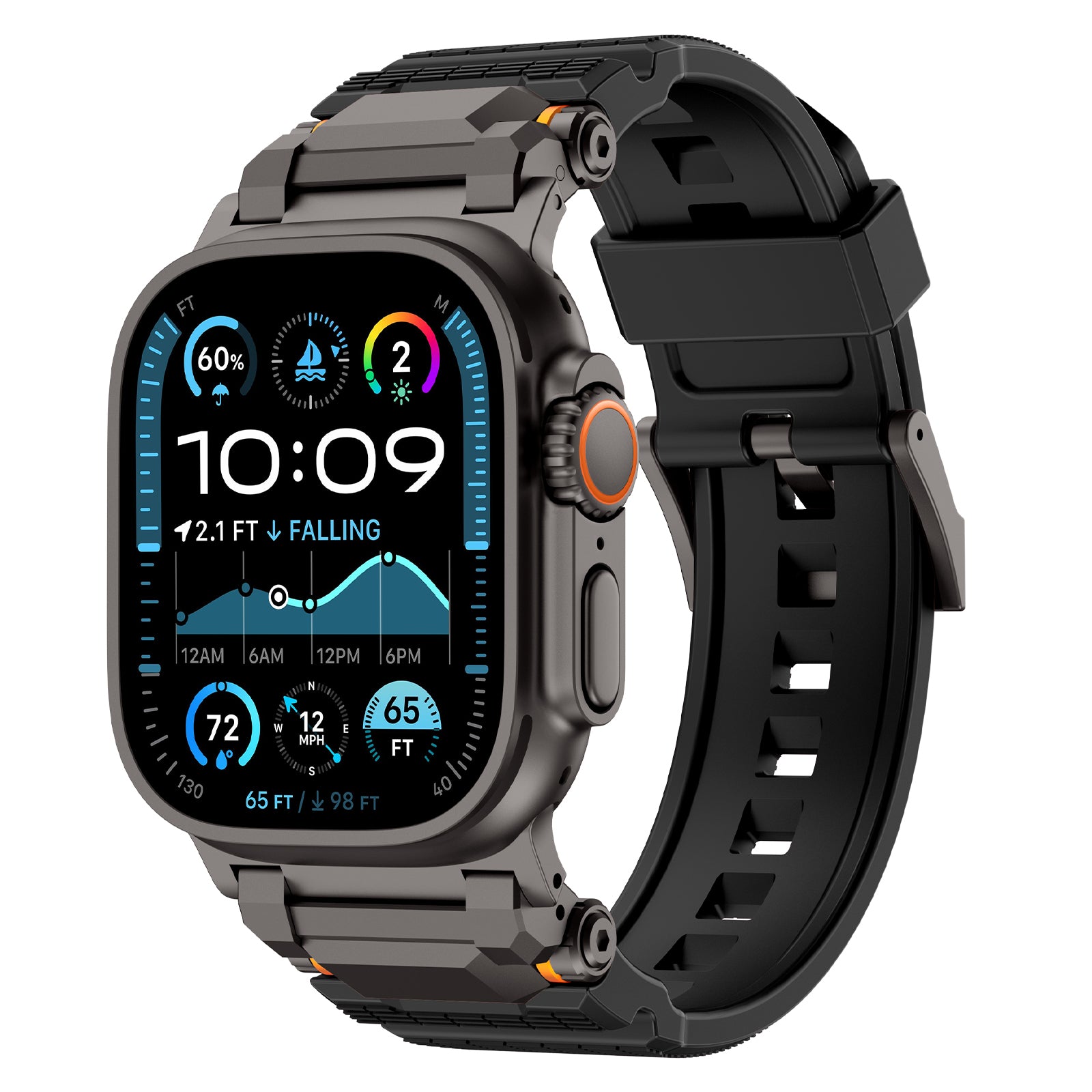 Samurai Mech Design Silicone Band for Apple Watch