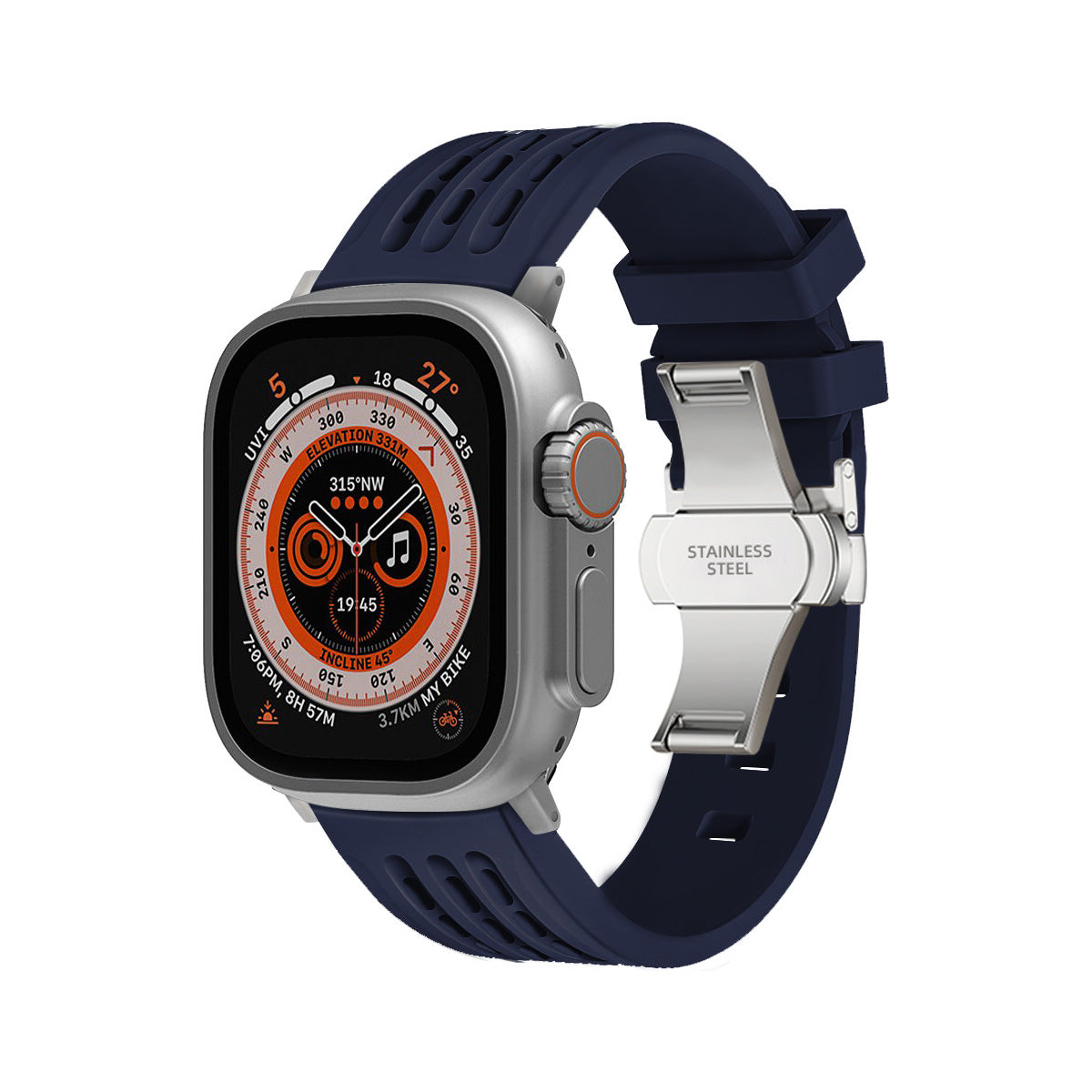 RM9009 Breathable Butterfly Buckle Watch Strap
