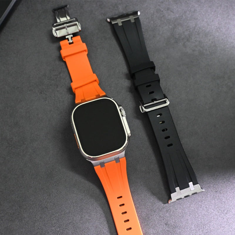 Luxury AP Folding Buckle Silicone Strap