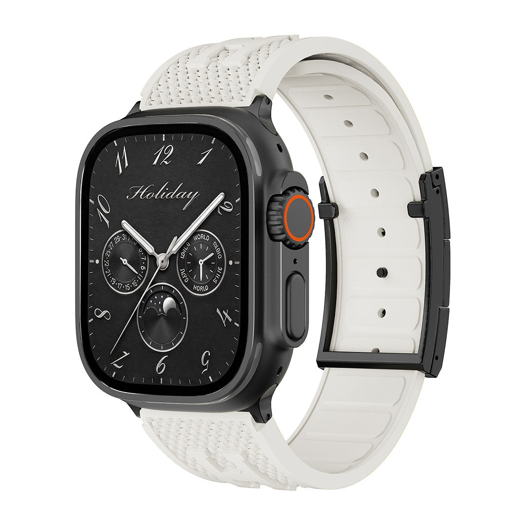 Holiday Weave Silicone Band For Apple watch