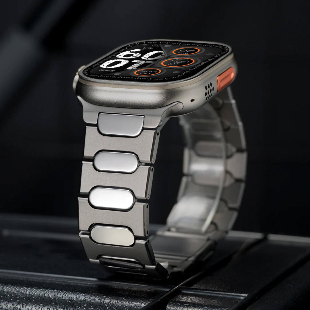 Titanium Magnetic Buckle Band For Apple Watch LUX99