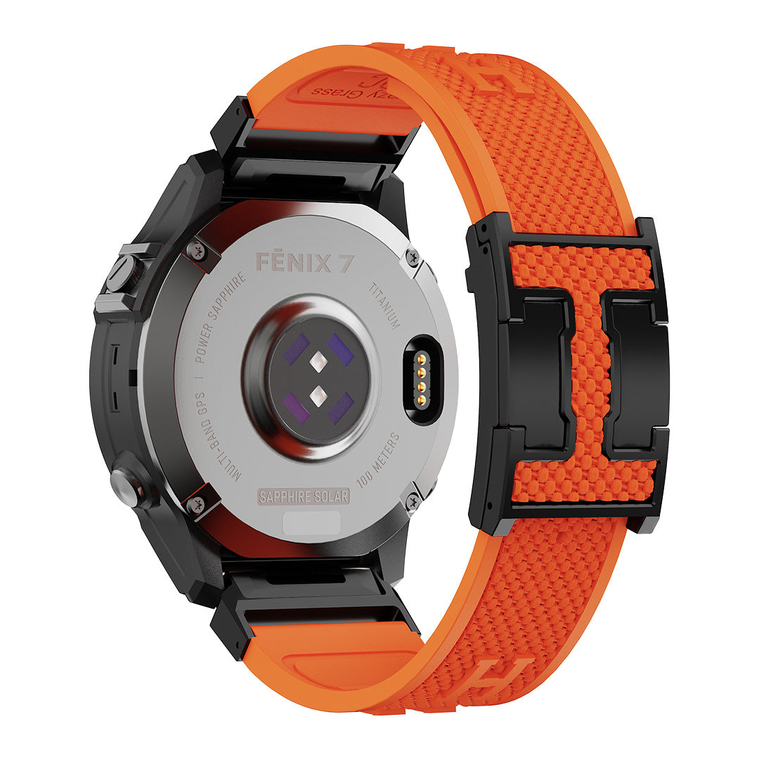 Holiday Weave Silicone Band For Garmin Watch