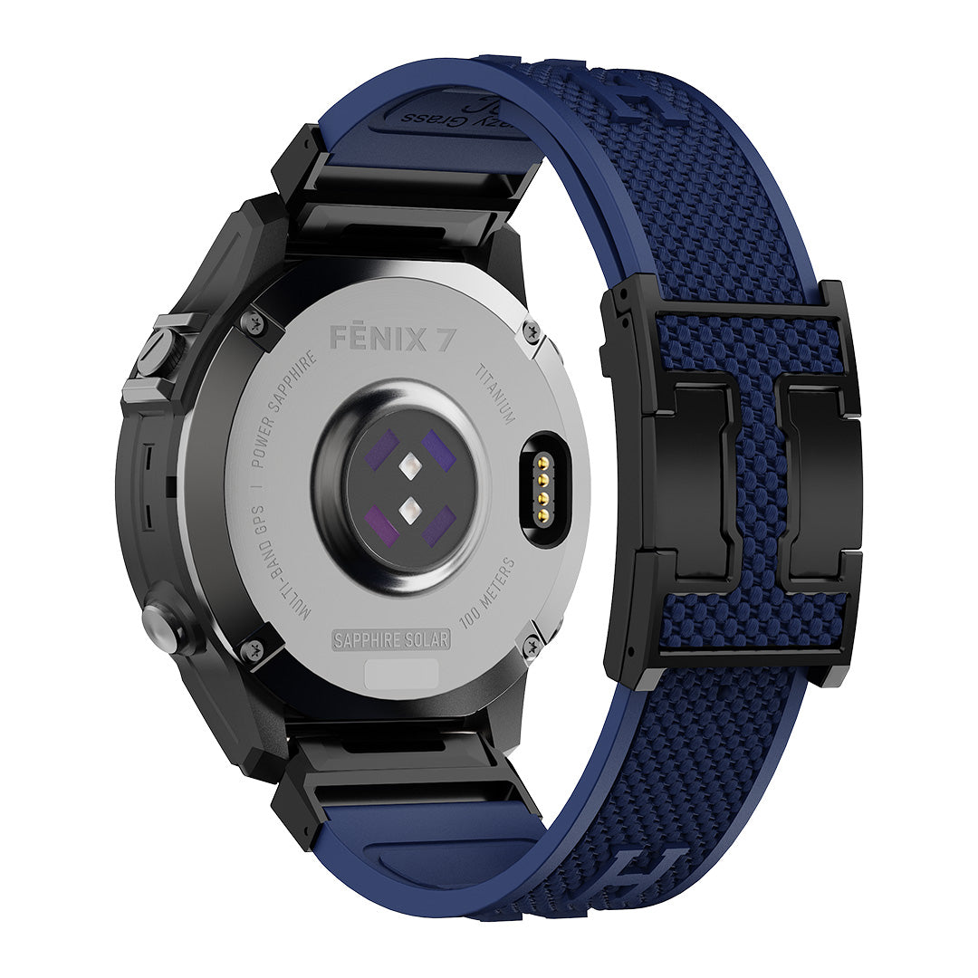 Holiday Weave Silicone Band For Garmin Watch
