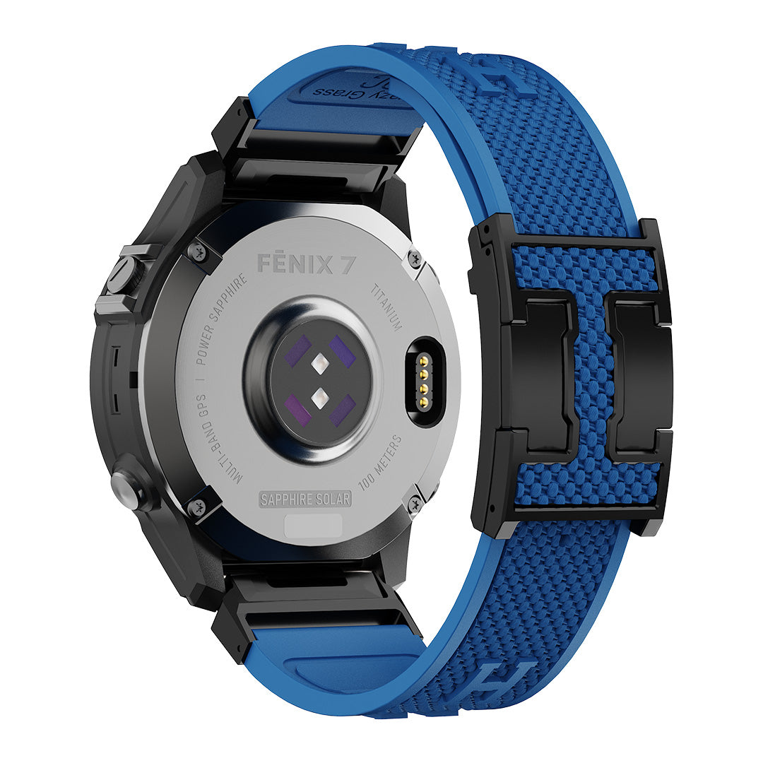 Holiday Weave Silicone Band For Garmin Watch