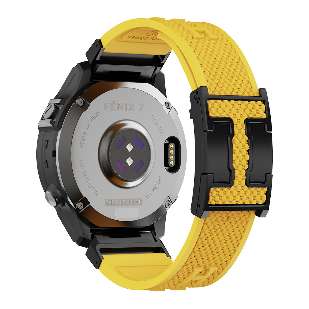 Holiday Weave Silicone Band For Garmin Watch