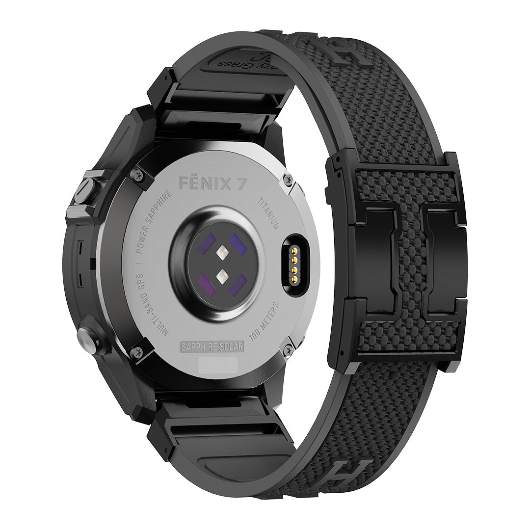 Holiday Weave Silicone Band For Garmin Watch