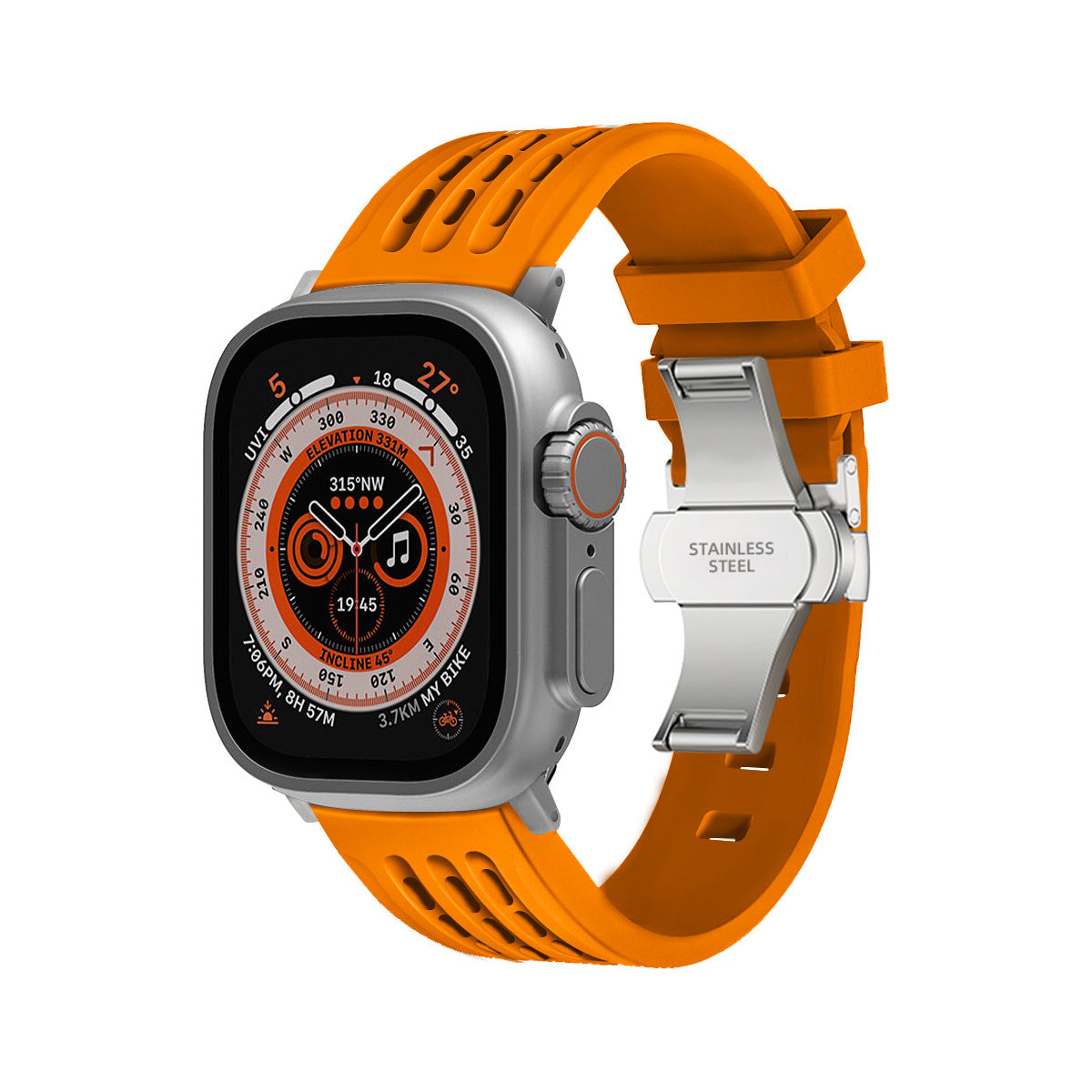 RM9009 Breathable Butterfly Buckle Watch Strap