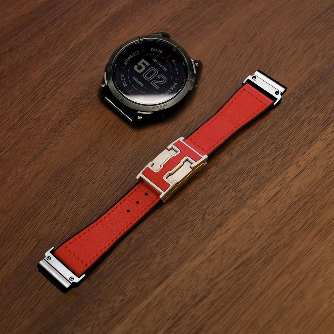 Holiday Nappa Band For Garmin Watch