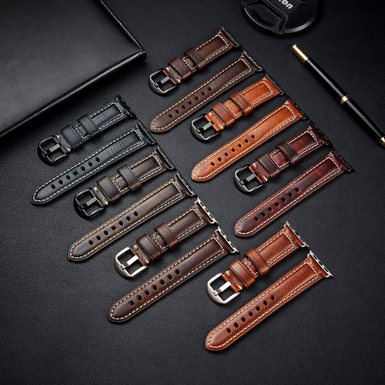 Vintage Waxed Leather Strap