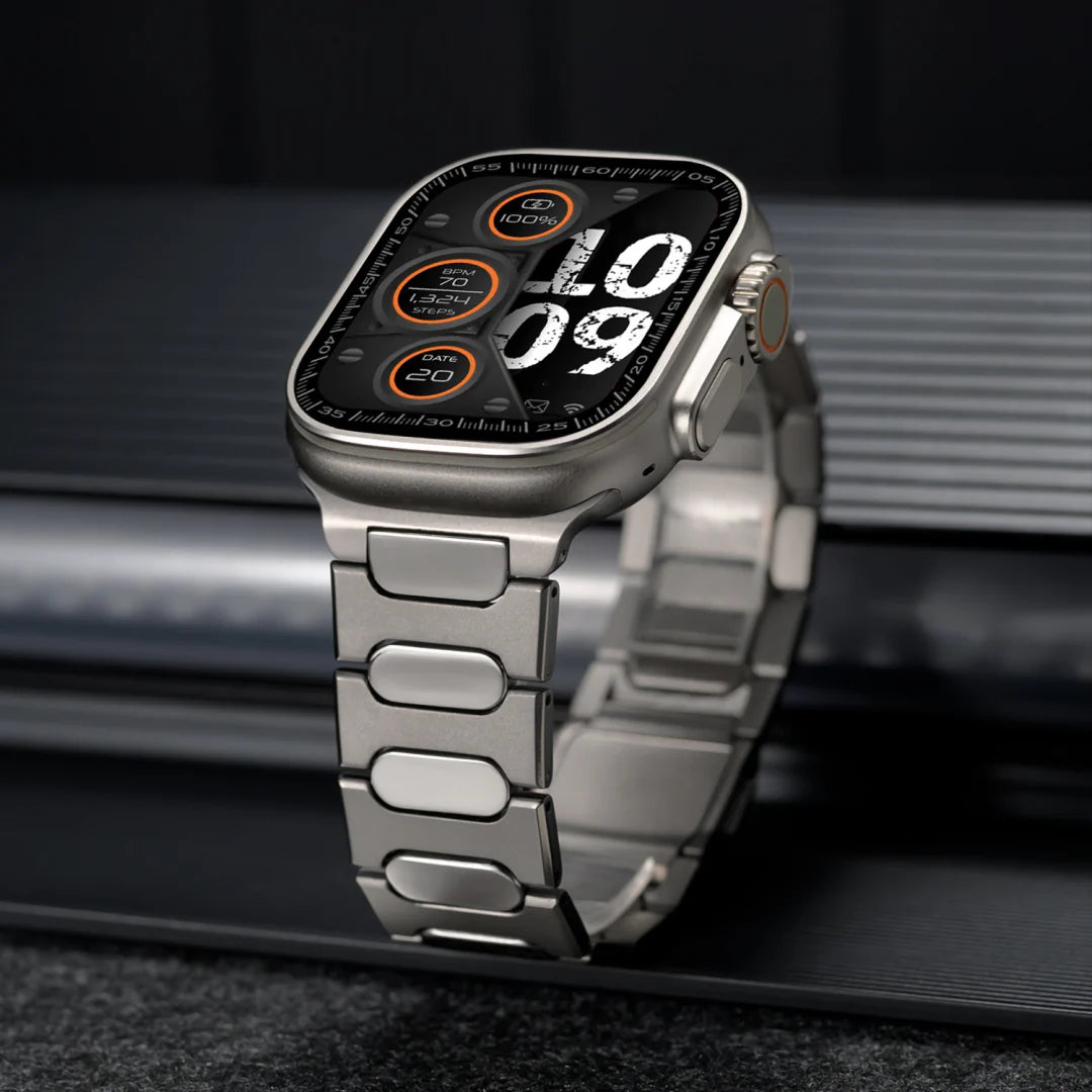 Titanium Magnetic Buckle Band For Apple Watch LUX99