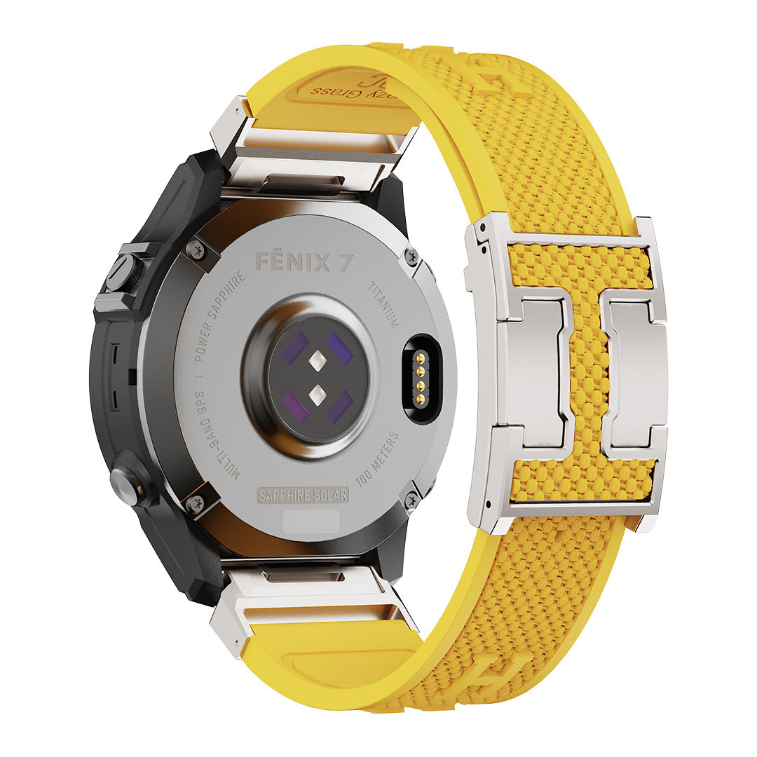 Holiday Weave Silicone Band For Garmin Watch