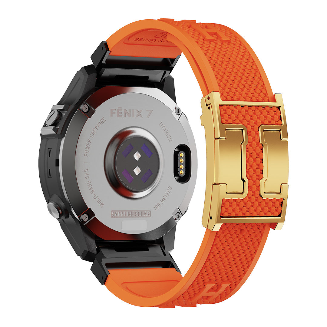 Holiday Weave Silicone Band For Garmin Watch
