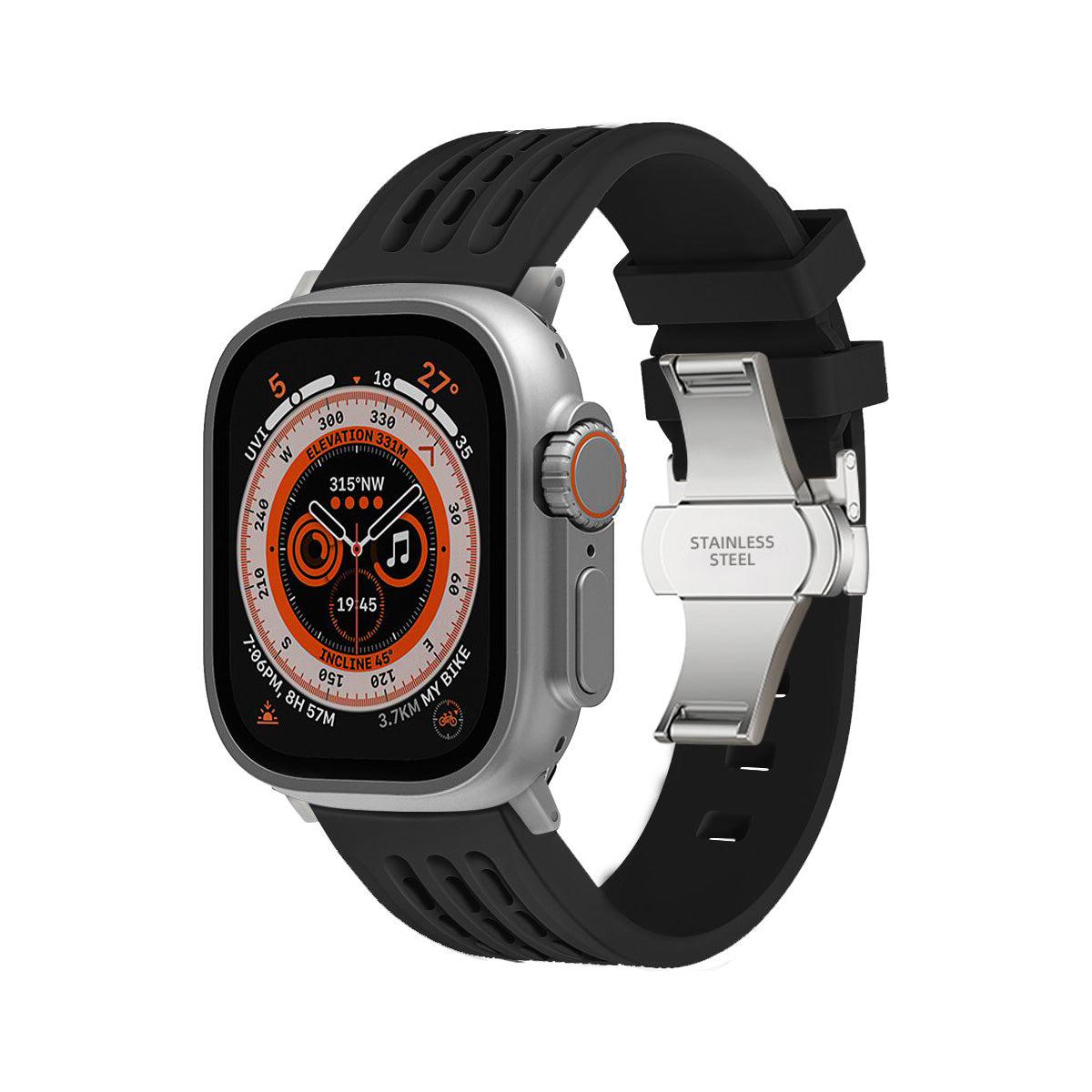 RM9009 Breathable Butterfly Buckle Watch Strap