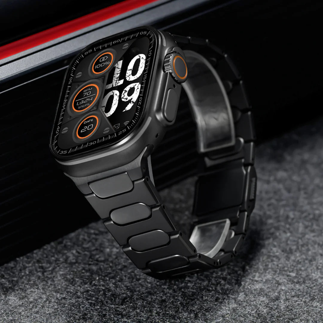 Titanium Magnetic Buckle Band For Apple Watch LUX99
