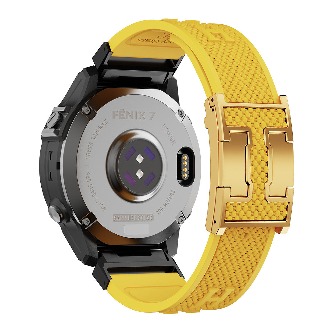 Holiday Weave Silicone Band For Garmin Watch